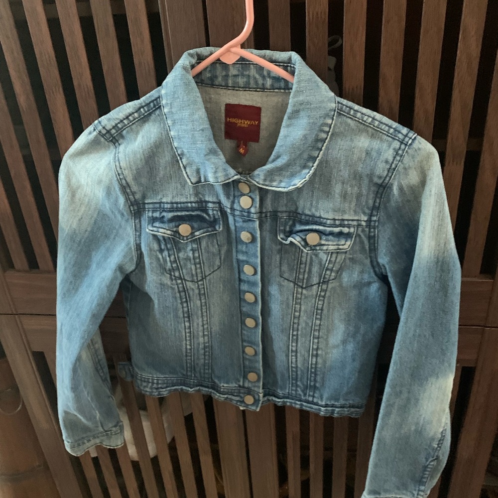 Girls Jean coat size M